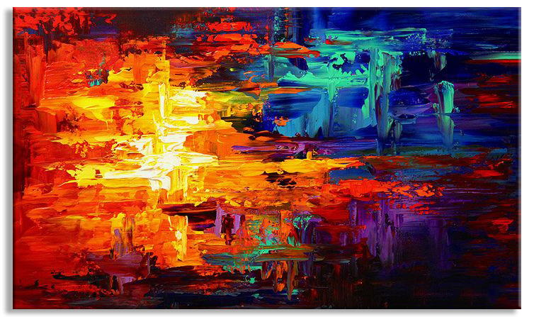 abstract betaalbare schilderij