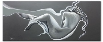 Schilderij Vrouw abstract figuratief modern