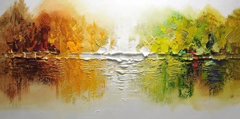 abstract vrolijk schilderij